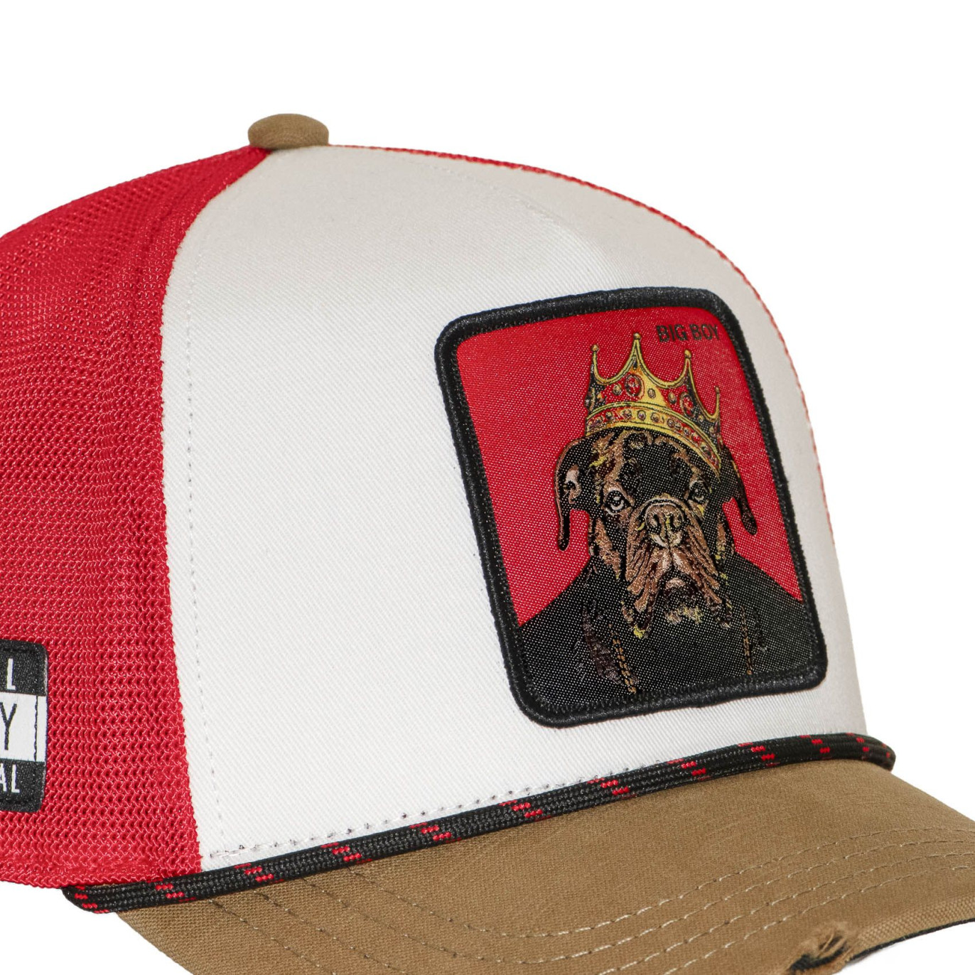 Casquette Trucker Snapback Rouge - Capslab