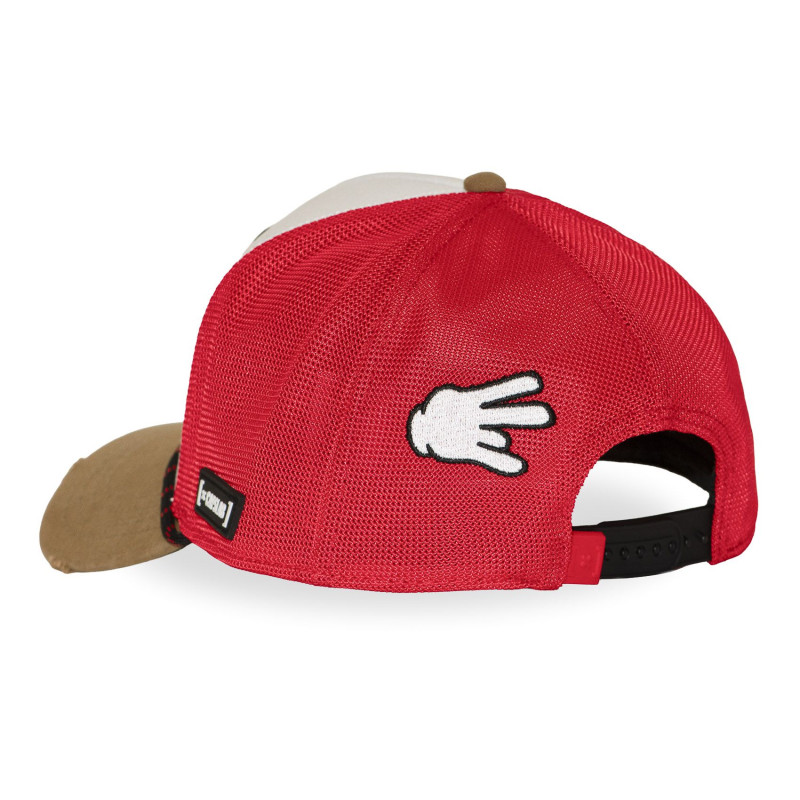 Casquette Trucker Snapback Rouge - Capslab