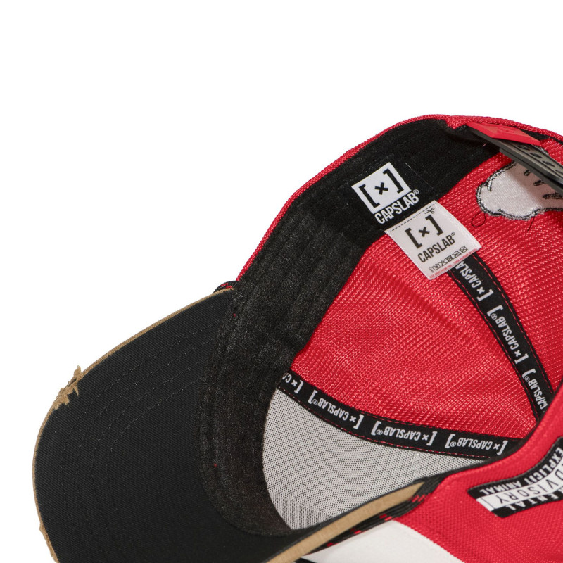 Casquette Trucker Snapback Rouge - Capslab