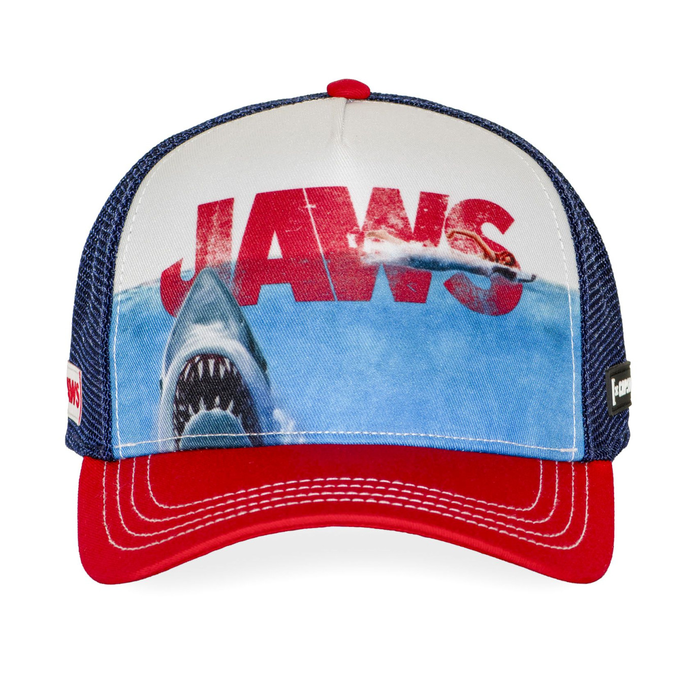 Casquette trucker premium avec filet et patch Jaws