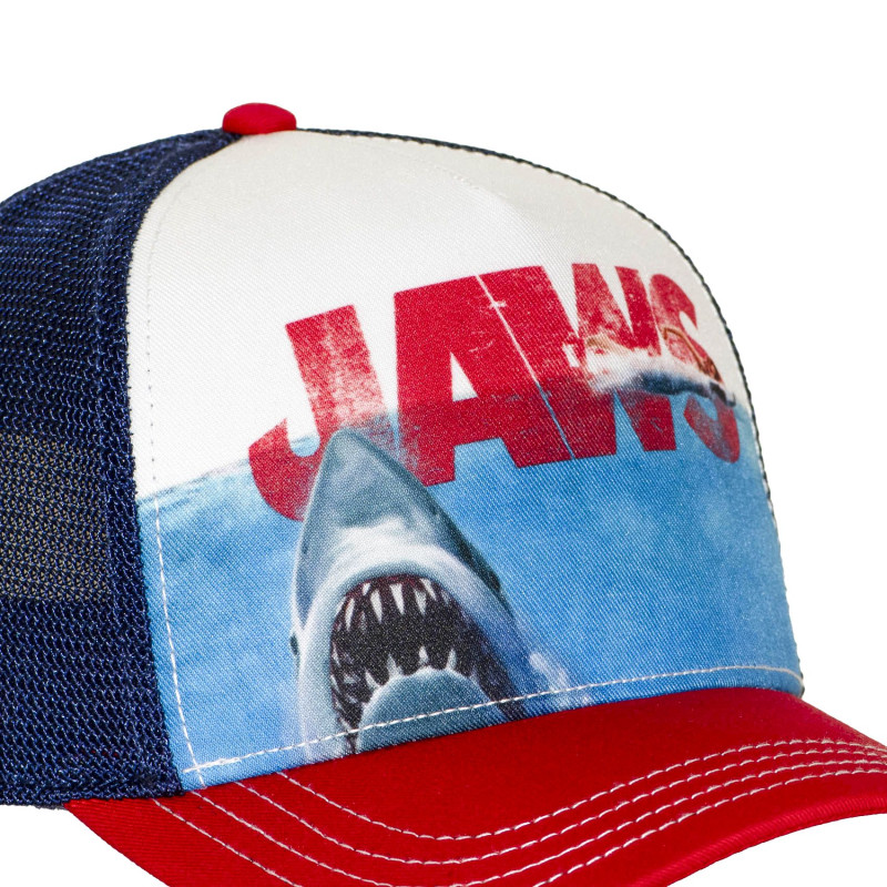 Casquette trucker premium avec filet et patch Jaws