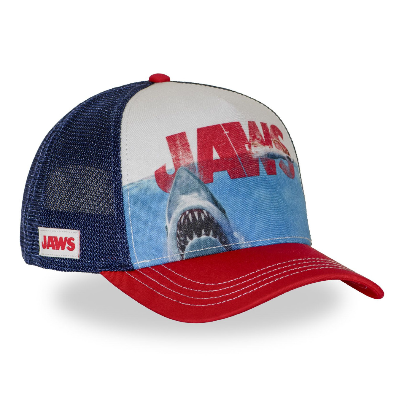 Casquette trucker premium avec filet et patch Jaws