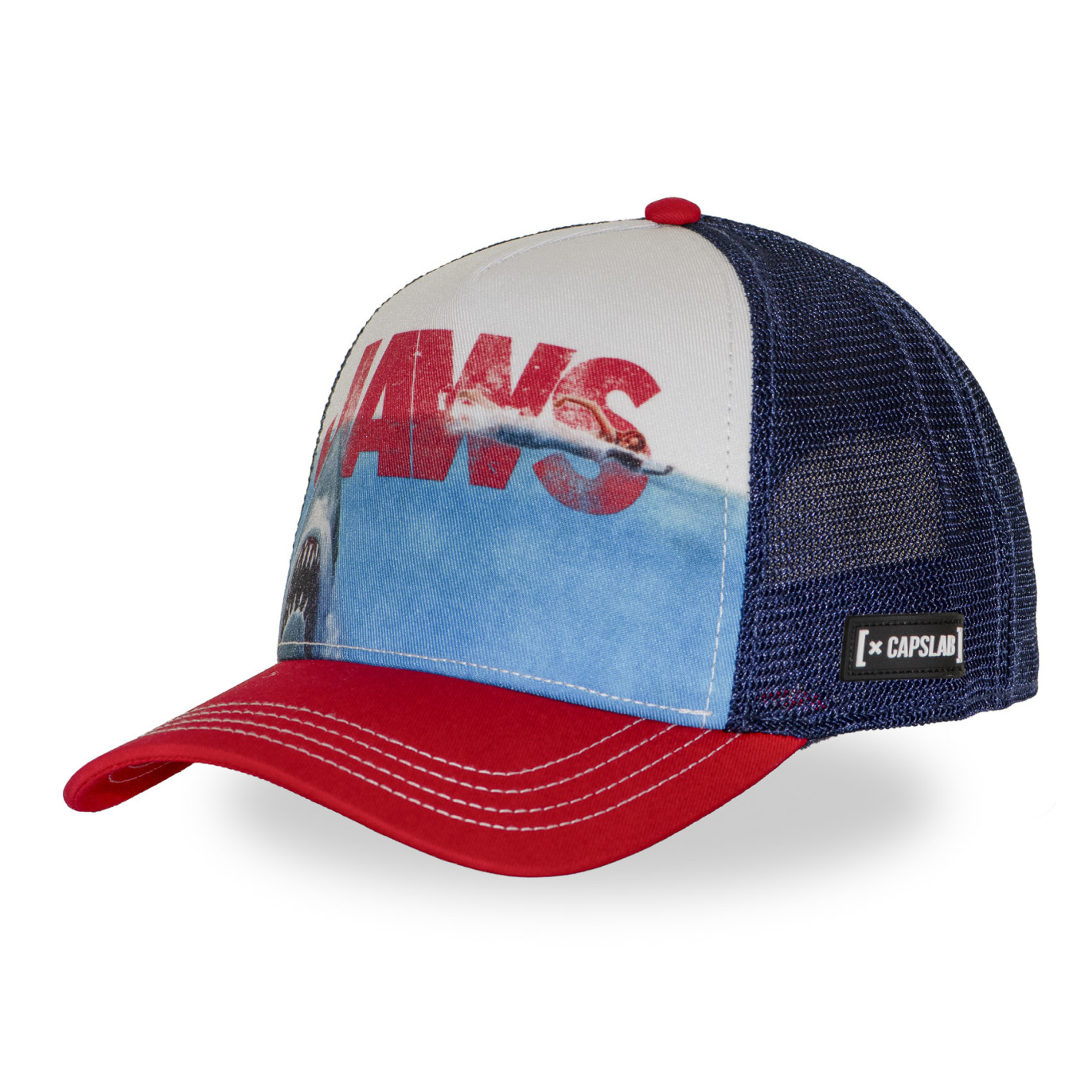 Casquette trucker premium avec filet et patch Jaws