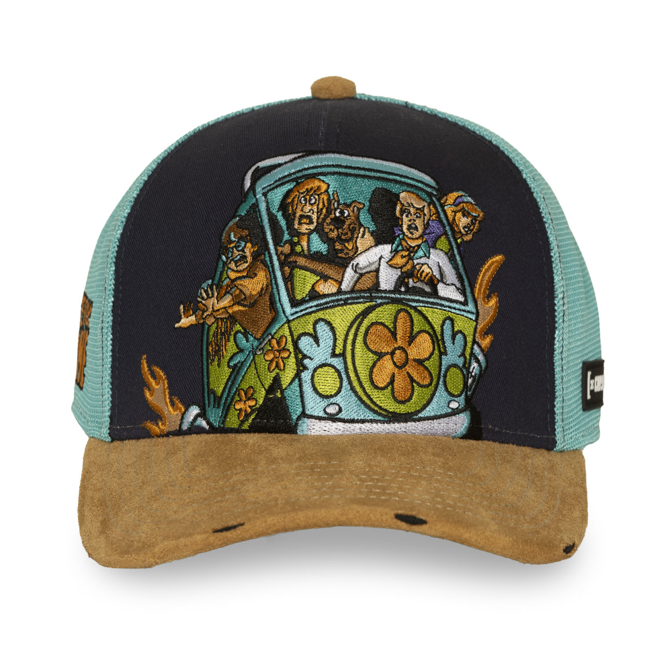 Casquette trucker premium filet et patch Scooby Doo Mystery Machine