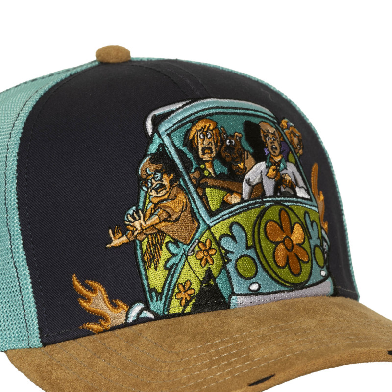 Casquette trucker premium filet et patch Scooby Doo Mystery Machine