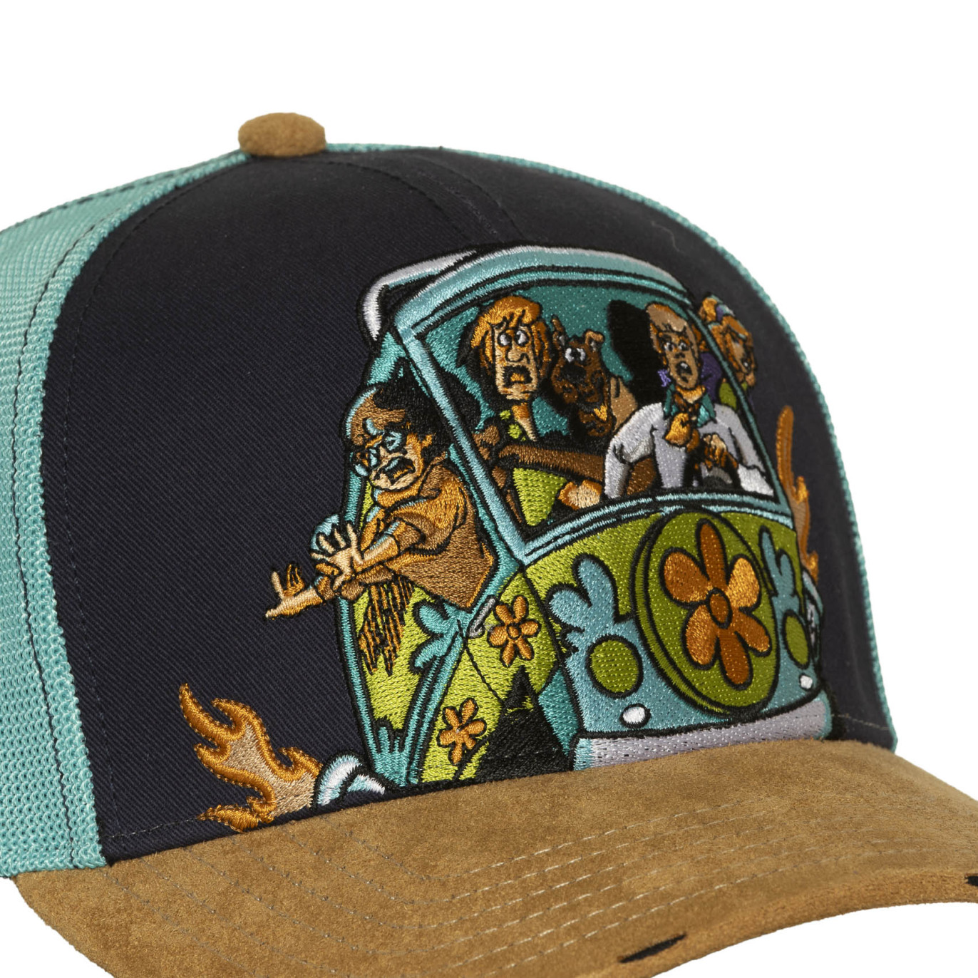 Casquette trucker premium filet et patch Scooby Doo Mystery Machine