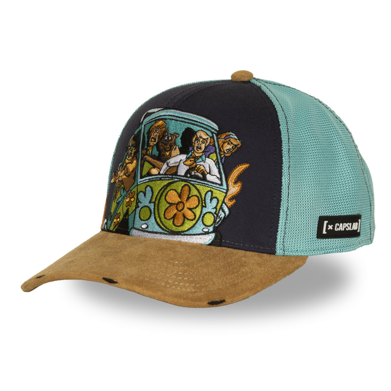 Casquette trucker premium filet et patch Scooby Doo Mystery Machine