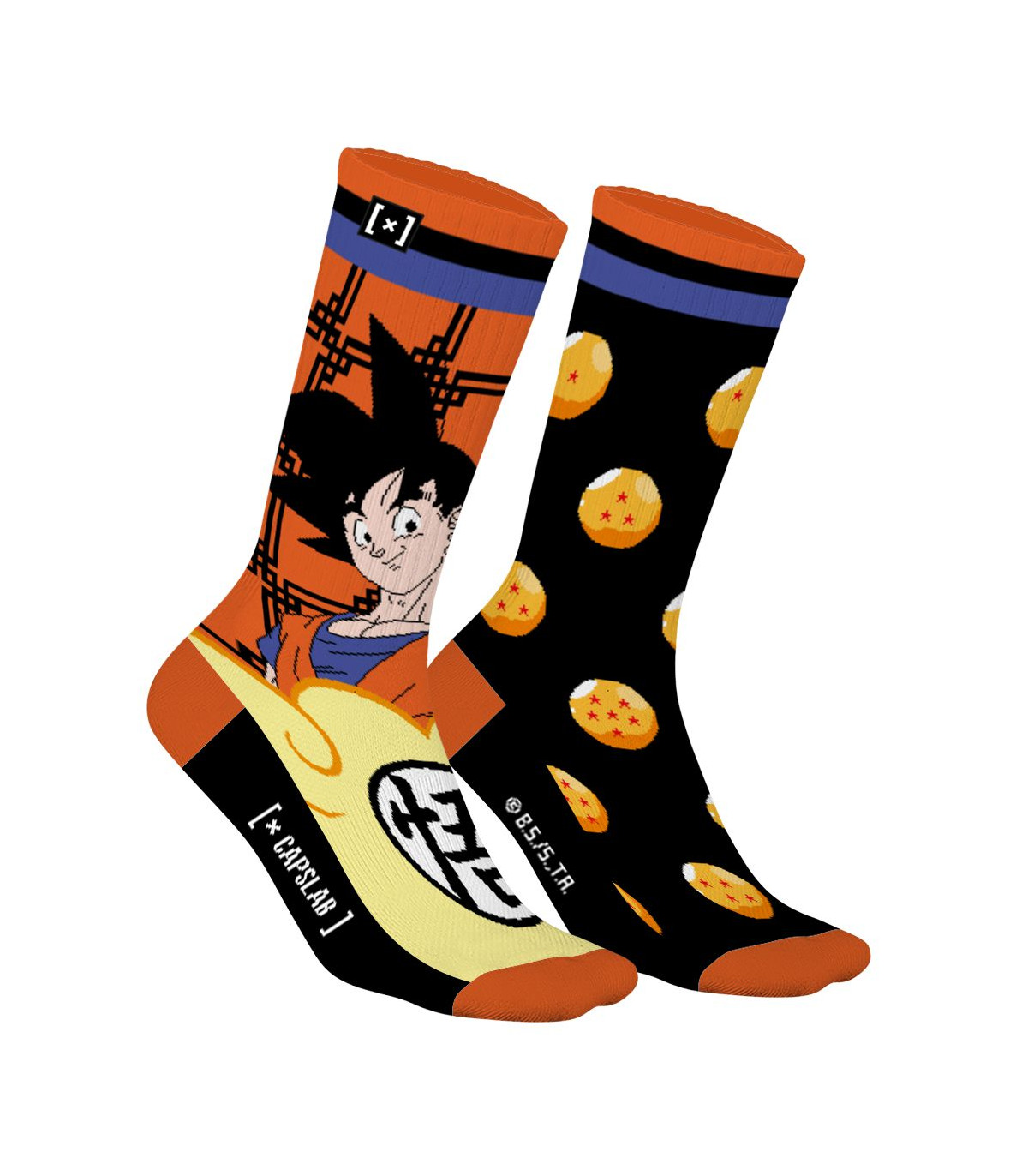 Paire de Tennis junior 200 aiguilles dépareillées Dragon Ball Z
