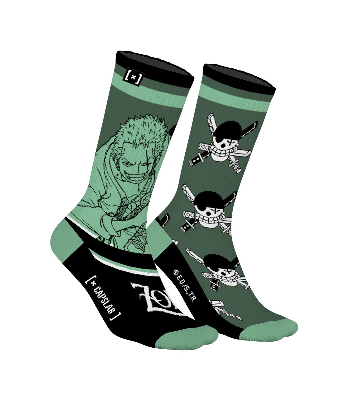 Paire de Tennis junior 200 aiguilles dépareillées One Piece Zoro