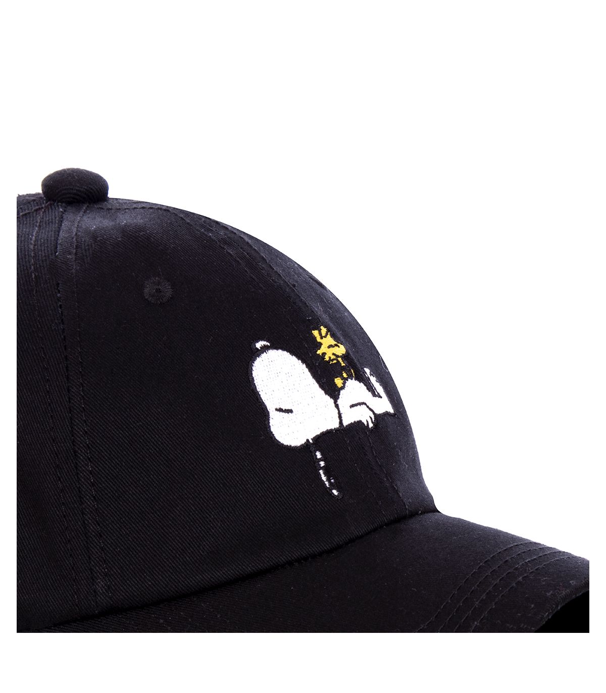Men's Capslab Peanuts Dog Black Cap