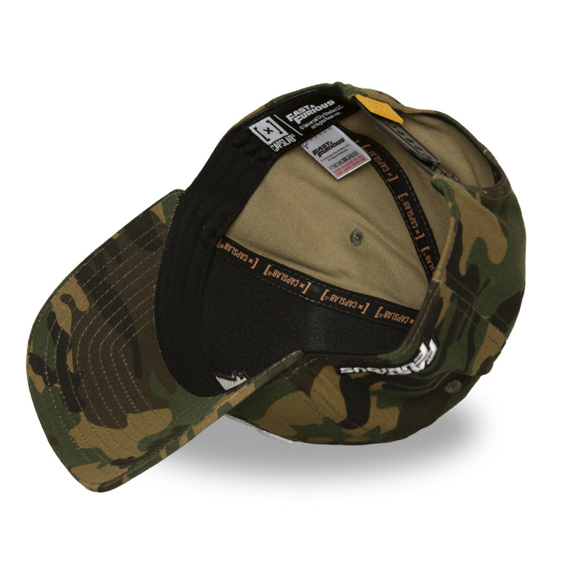 Casquette Baseball Fast And Furious Snapback Kaki - Capslab