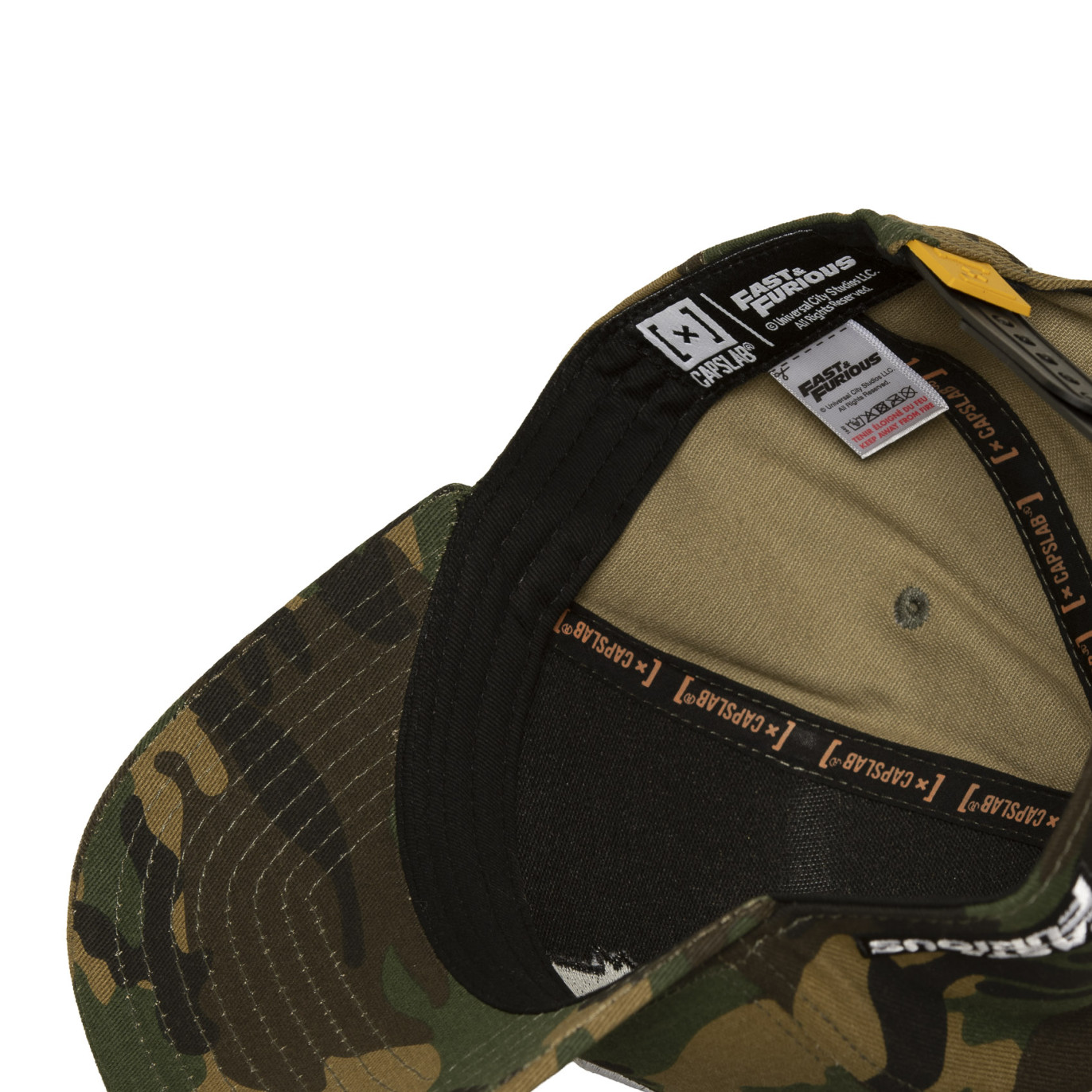 Casquette Baseball Fast And Furious Snapback Kaki - Capslab