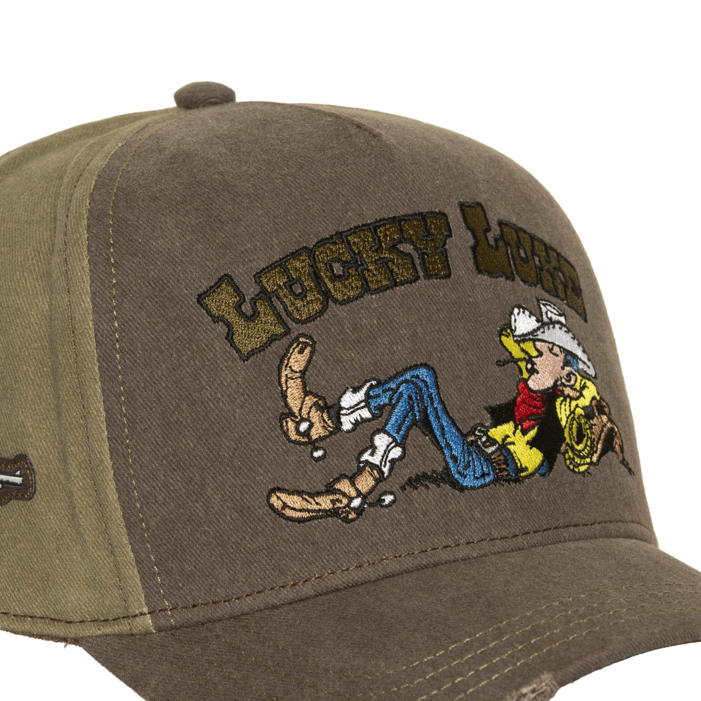 Casquette Baseball Lucky Luke Snapback Marron - Capslab