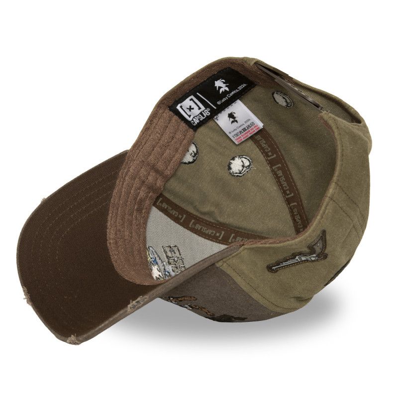 Casquette Baseball Lucky Luke Snapback Marron - Capslab