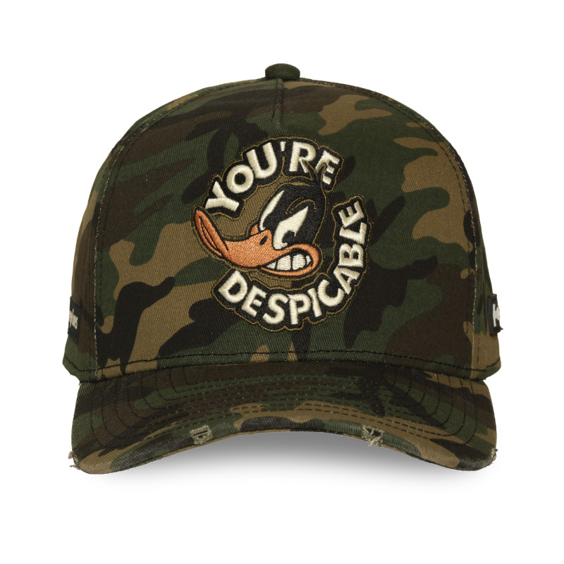 Casquette Baseball Looney Tunes Daffy Duck Snapback Kaki - Capslab