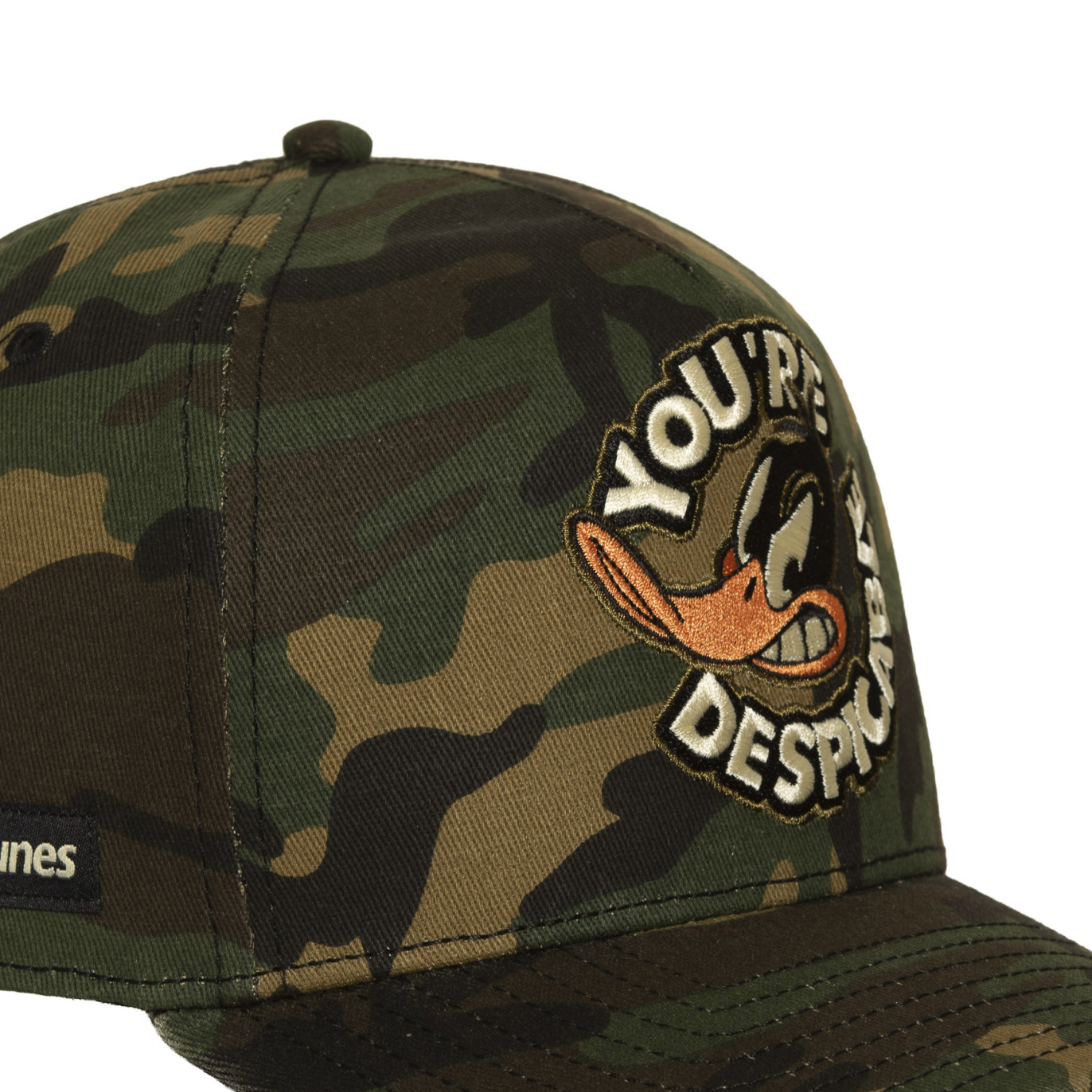 Casquette Baseball Looney Tunes Daffy Duck Snapback Kaki - Capslab