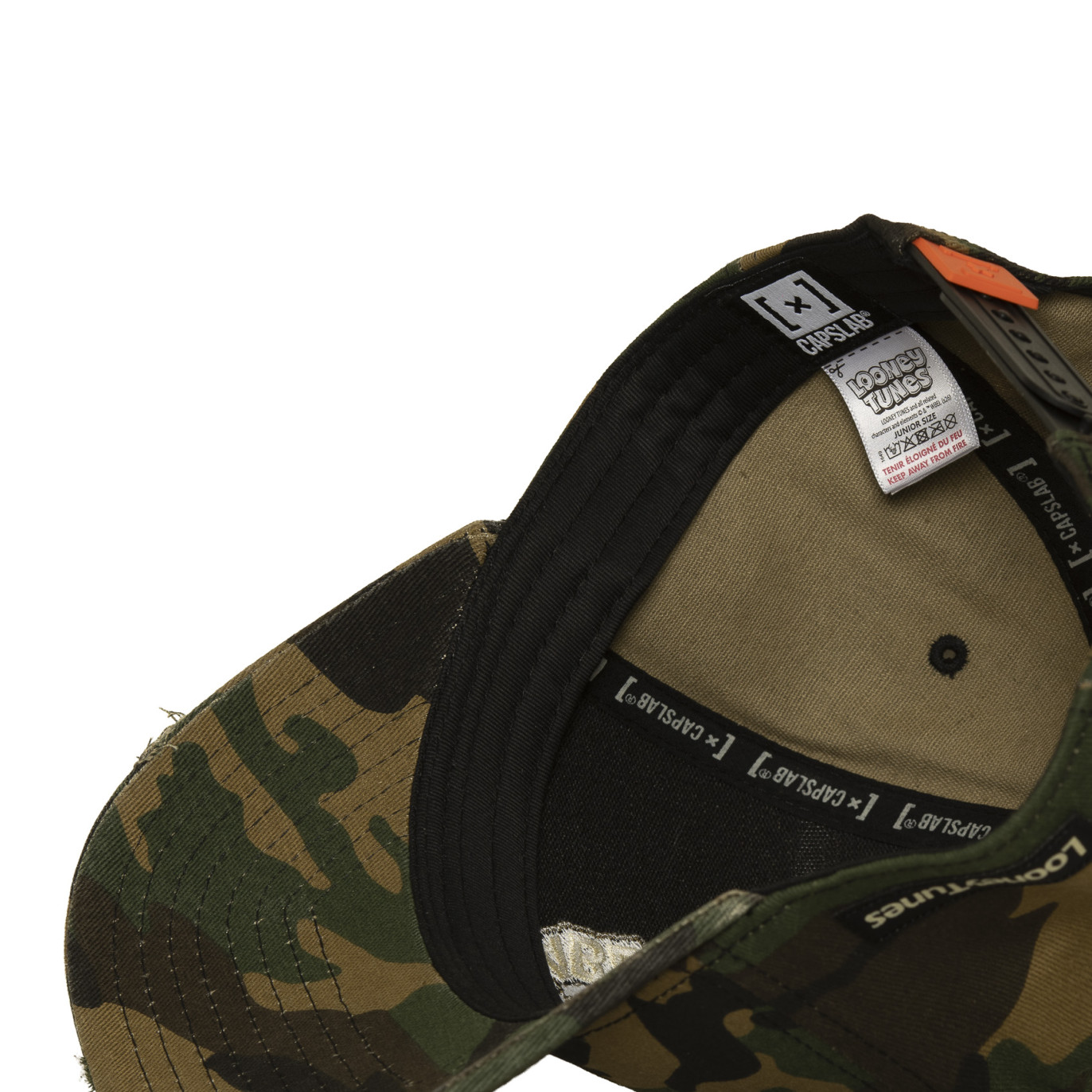 Casquette Baseball Looney Tunes Daffy Duck Snapback Kaki - Capslab