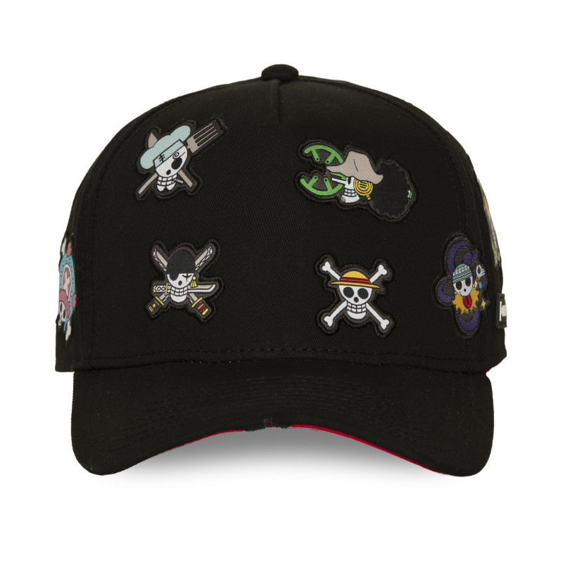 Casquette Baseball One Piece Snapback Noire - Capslab