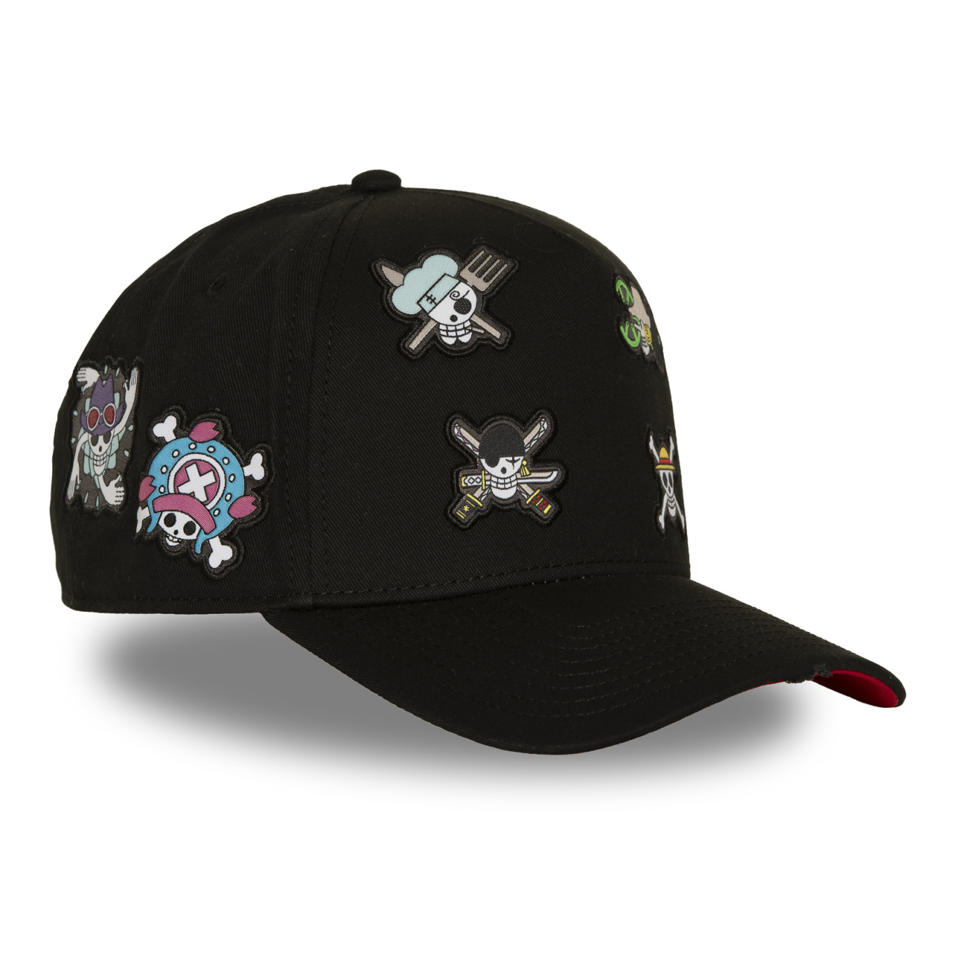 Casquette Baseball One Piece Snapback Noire - Capslab