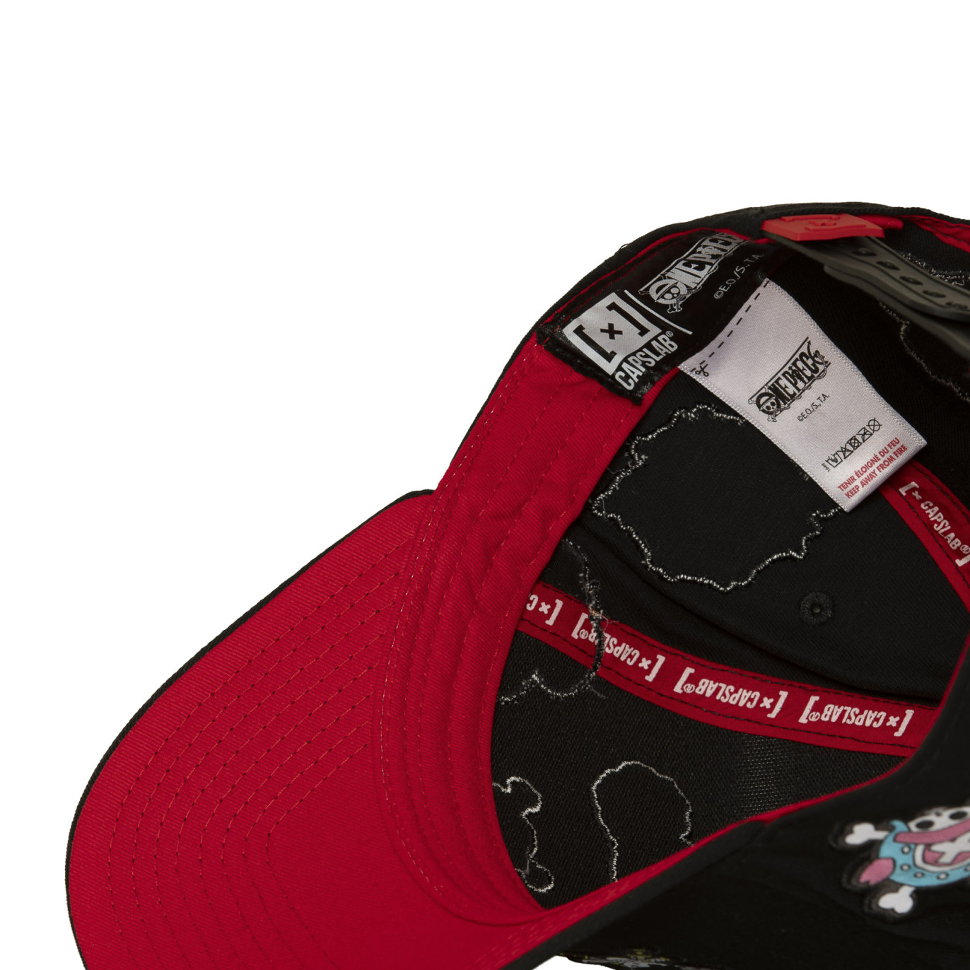 Casquette Baseball One Piece Snapback Noire - Capslab