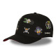 Casquette Baseball One Piece Snapback Noire - Capslab