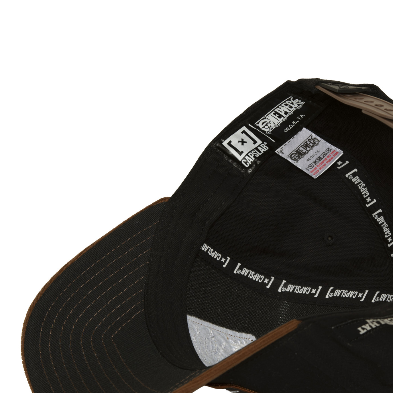 Casquette Baseball One Piece Snapback Marron - Capslab