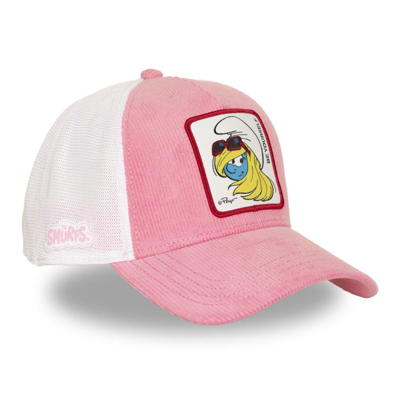 Casquette Snapback Les Schtroumpfs Snapback Rose - Capslab
