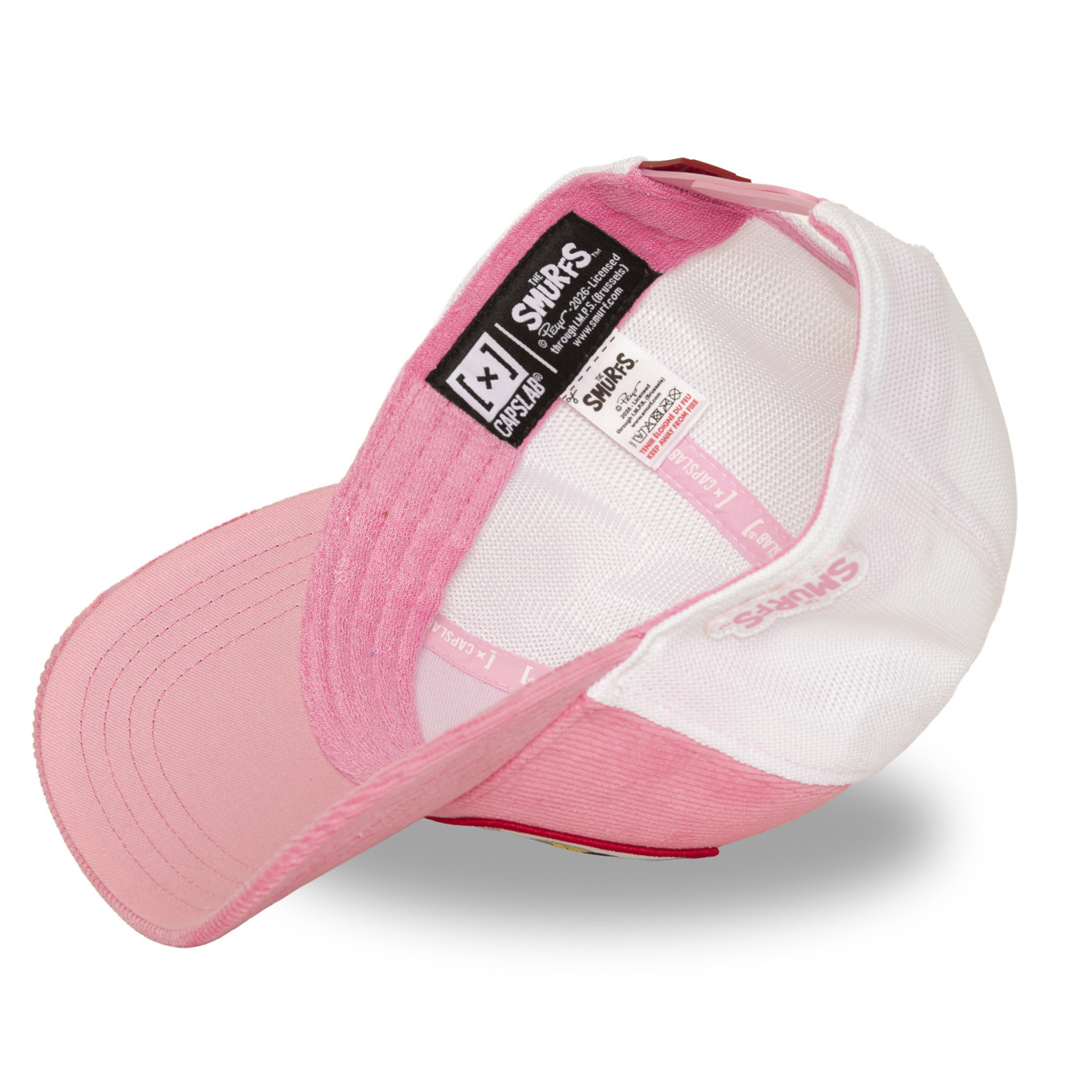 Casquette Snapback Les Schtroumpfs Snapback Rose - Capslab