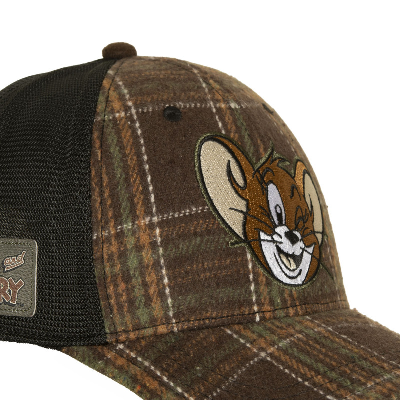 Casquette Snapback Tom Et Jerry Snapback Marron - Capslab