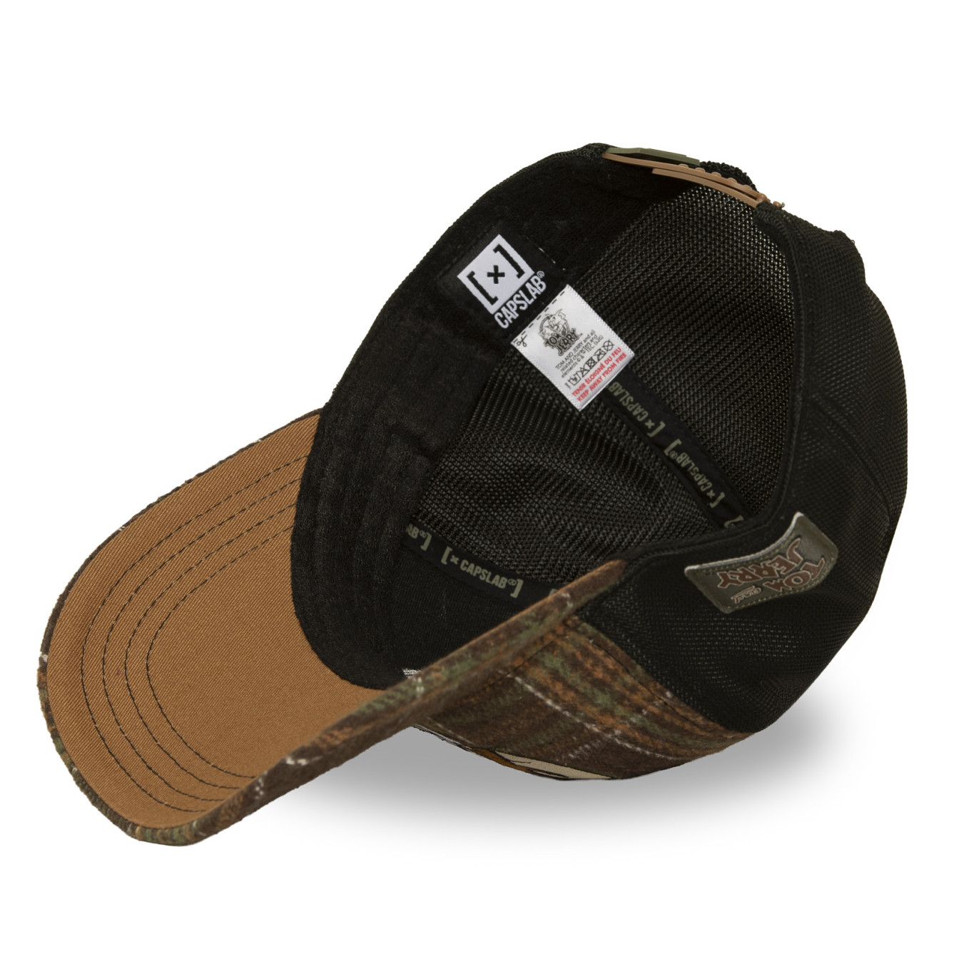 Casquette Snapback Tom Et Jerry Snapback Marron - Capslab