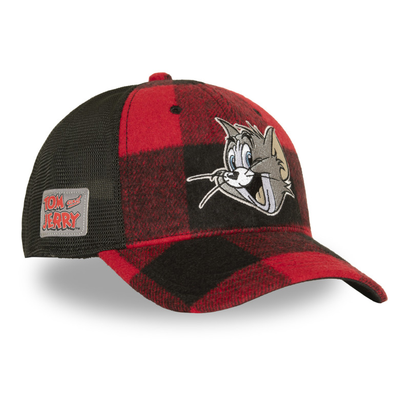 Casquette Snapback Tom Et Jerry Snapback Rouge - Capslab