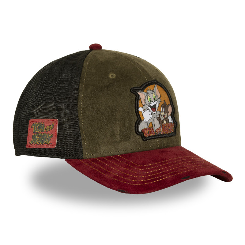 Casquette Snapback Tom Et Jerry Snapback Verte - Capslab