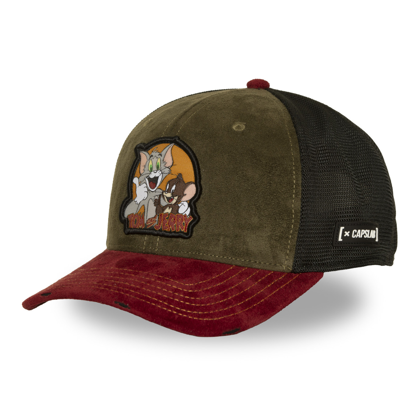 Casquette Snapback Tom Et Jerry Snapback Verte - Capslab