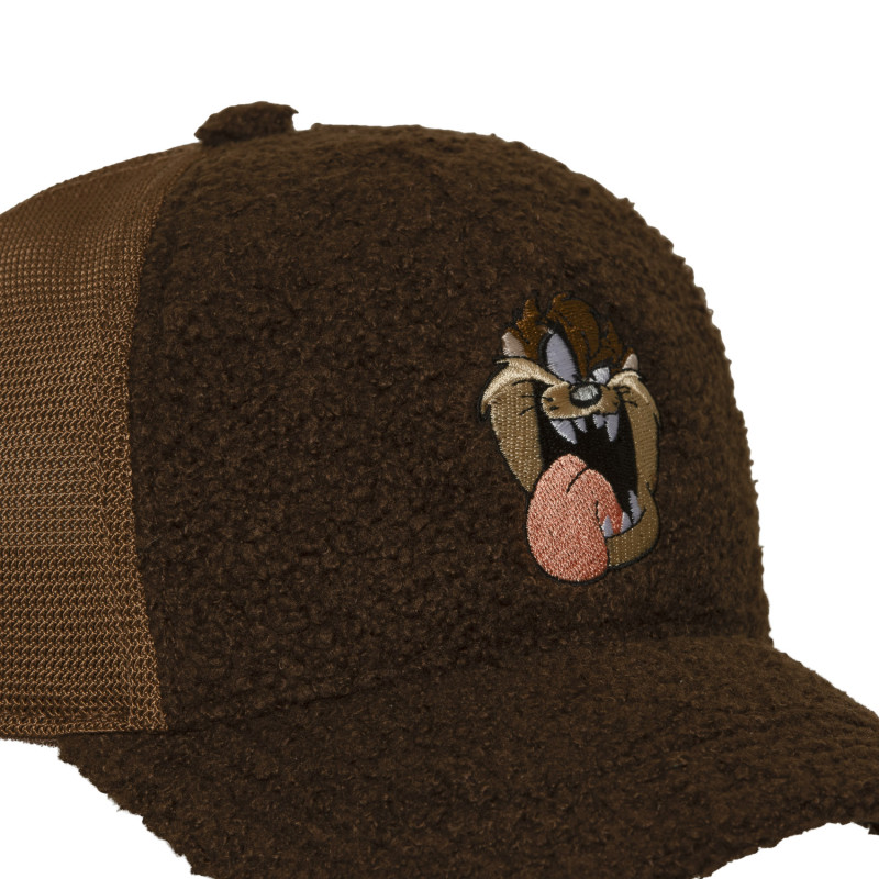 Casquette trucker premium avec filet et patch Looney tunes Taz