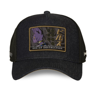 Casquette Trucker Dragon Ball Super Beerus Snapback Bleue - Capslab