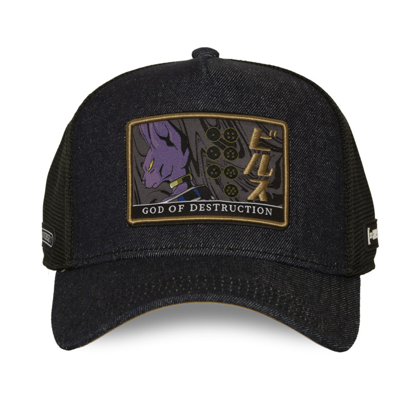 Casquette trucker avec filet et patch Dragon Ball Super Destruction