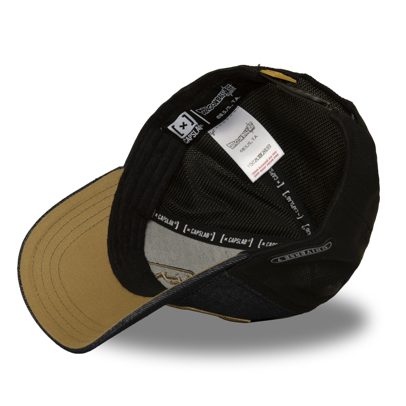 Casquette Trucker Dragon Ball Super Beerus Snapback Bleue - Capslab