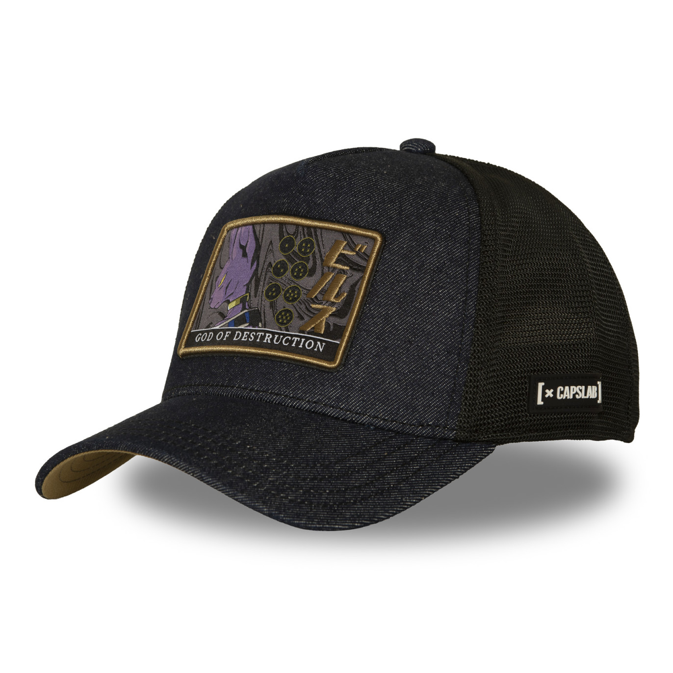 Casquette trucker avec filet et patch Dragon Ball Super Destruction