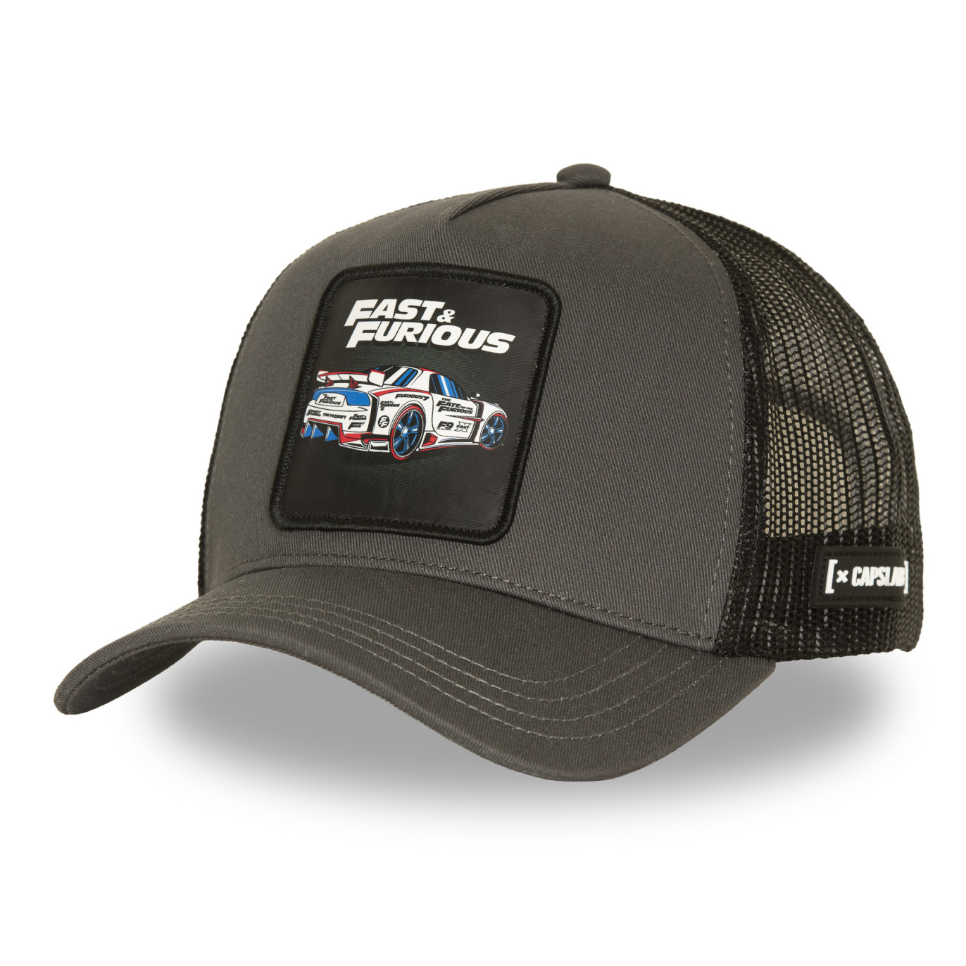 Casquette trucker avec filet et patch Fast and Furious Drift