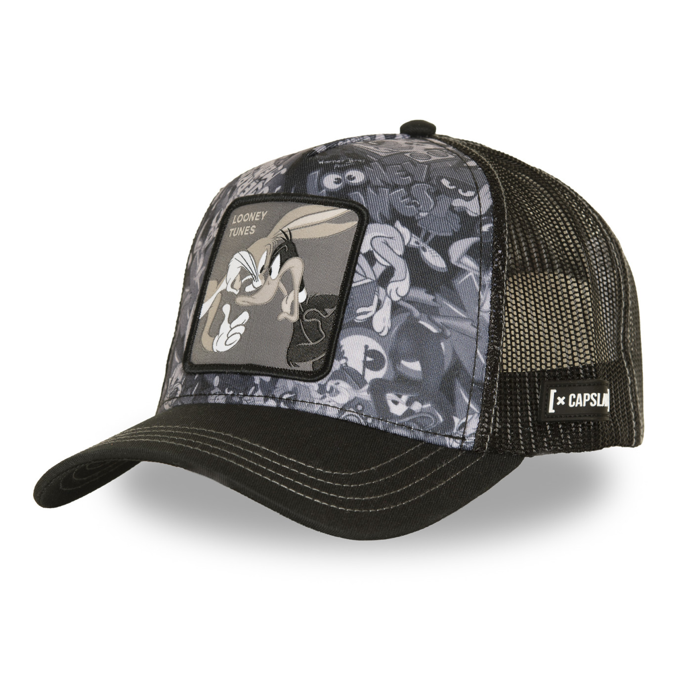 Casquette trucker avec filet et patch Looney Tunes Duo