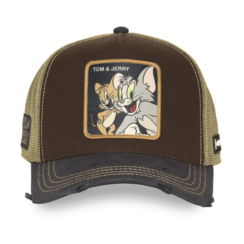 Casquette trucker premium avec filet et patch Tom&Jerry