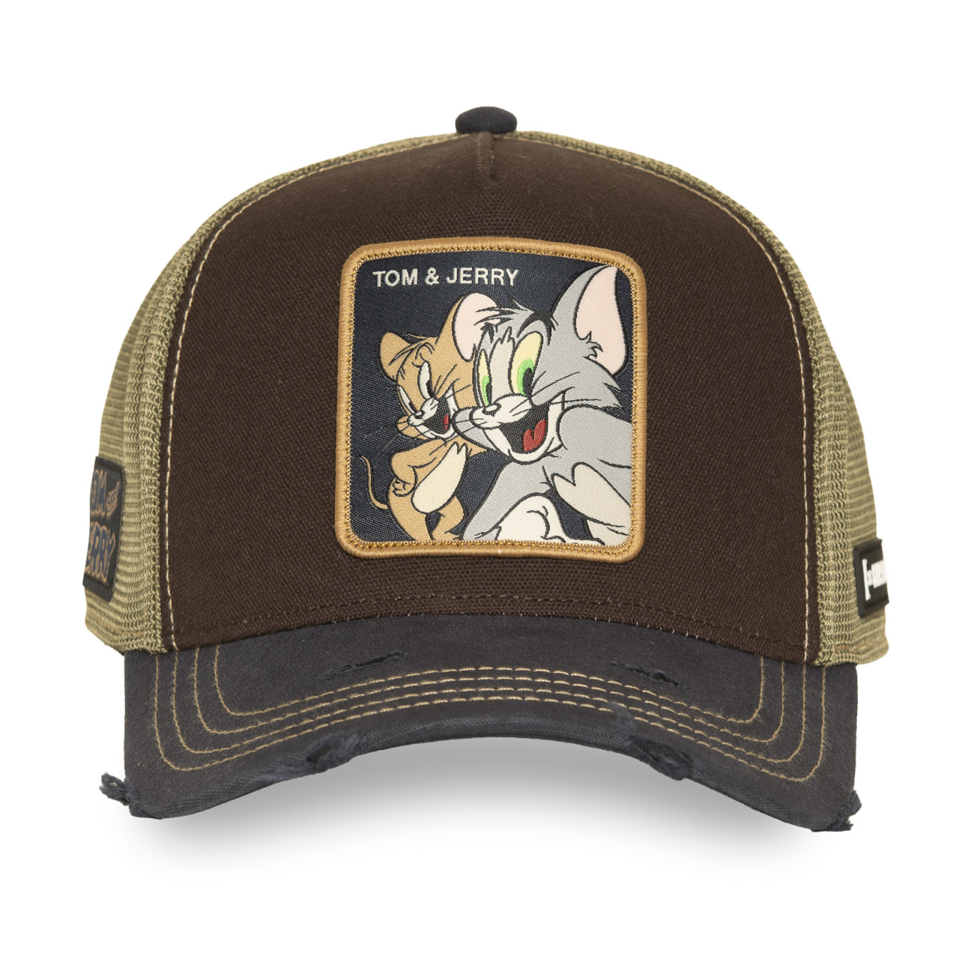 Casquette trucker premium avec filet et patch Tom&Jerry