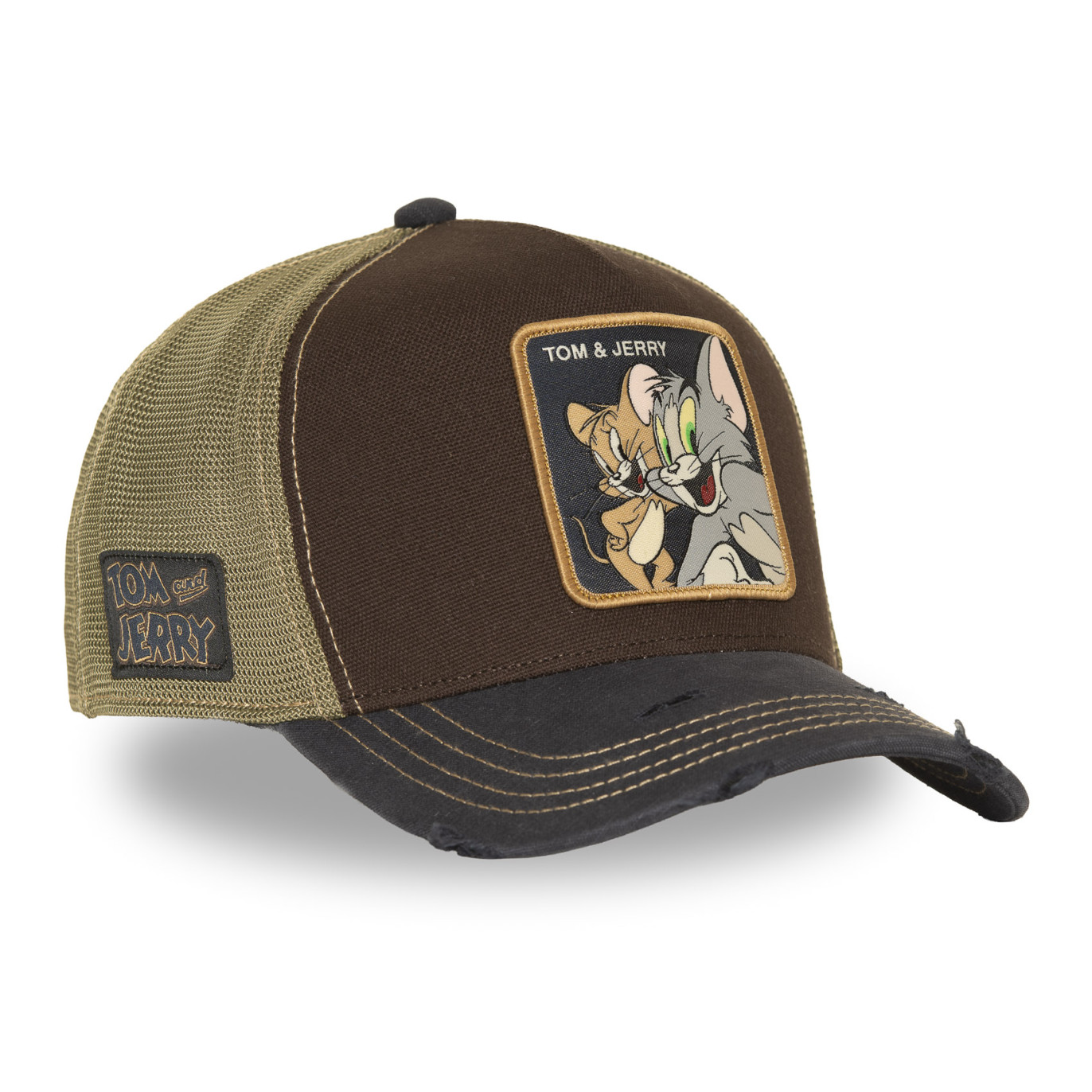 Casquette trucker premium avec filet et patch Tom&Jerry