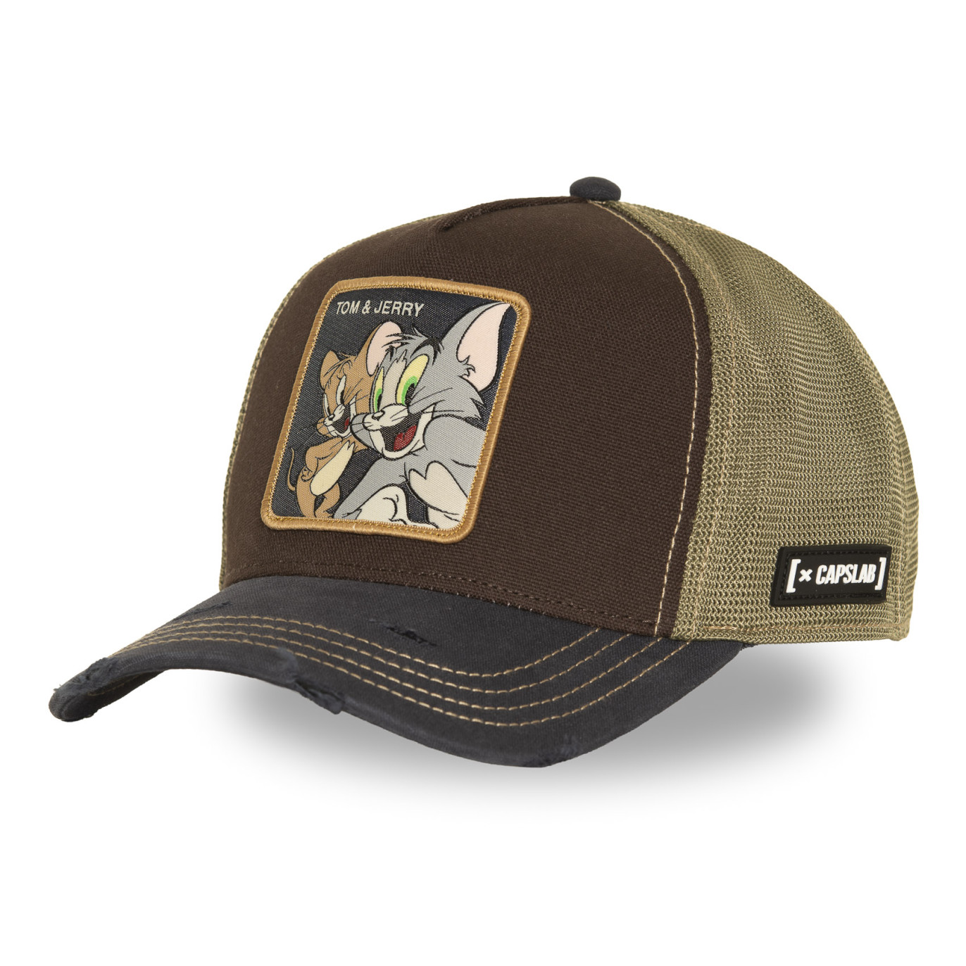 Casquette trucker premium avec filet et patch Tom&Jerry