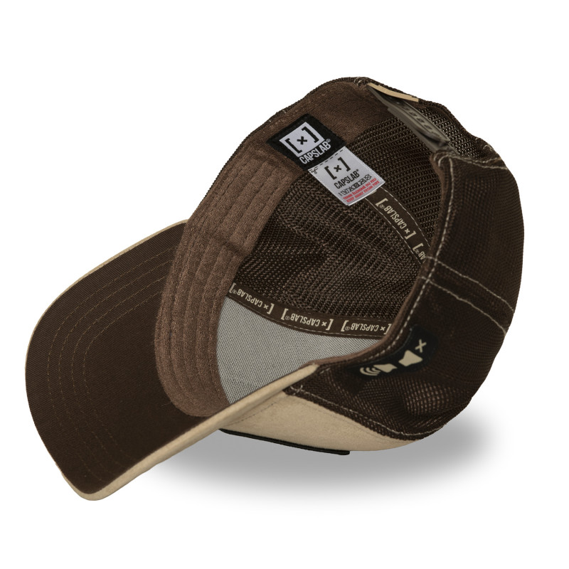 Casquette Trucker Snapback Blanche - Capslab