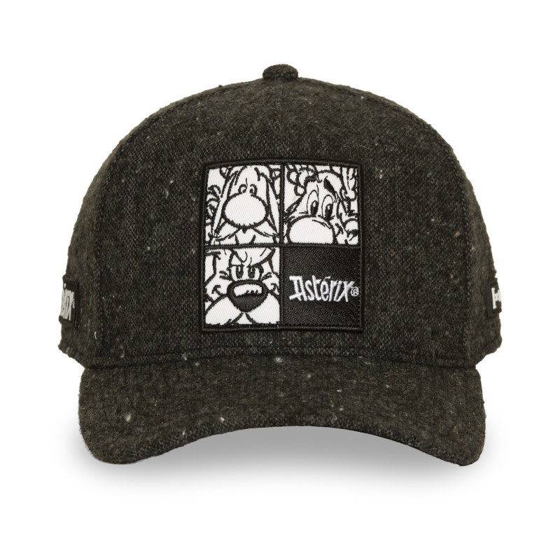Casquette Baseball Asterix Et Obelix Astérix, Obélix, Idéfix Snapback Noire - Capslab