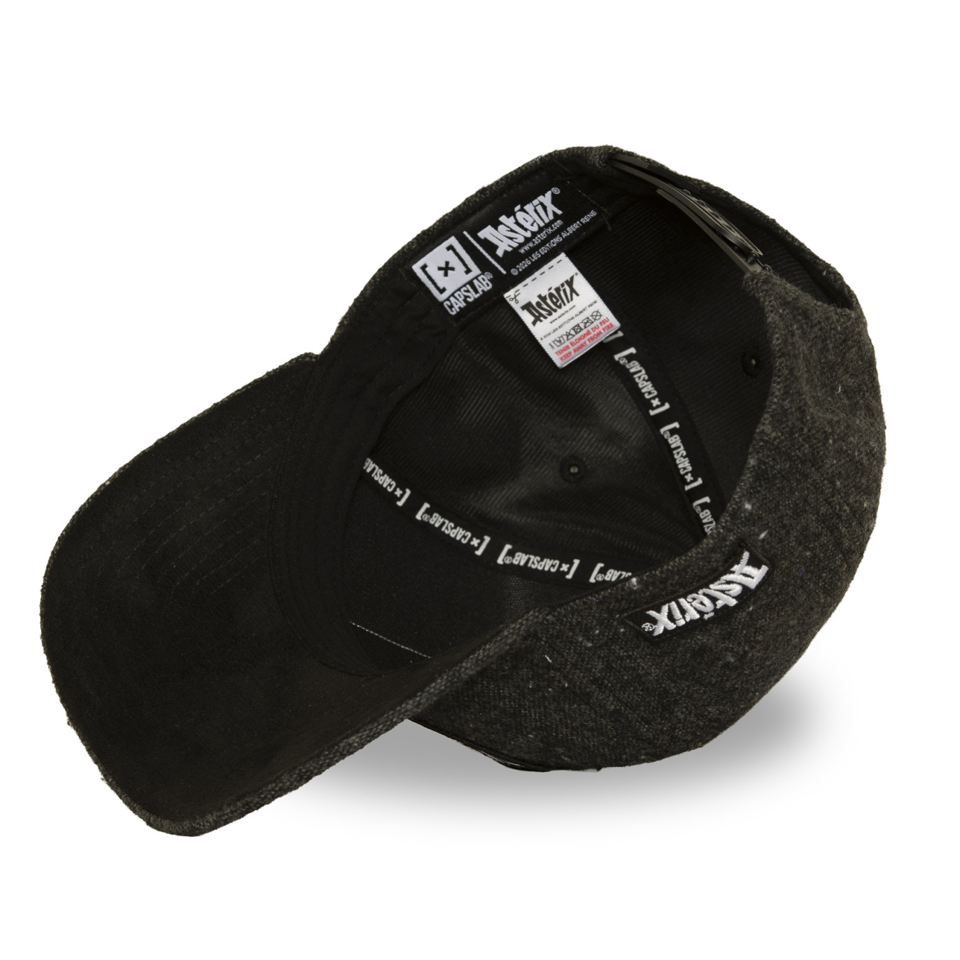 Casquette Baseball Asterix Et Obelix Astérix, Obélix, Idéfix Snapback Noire - Capslab