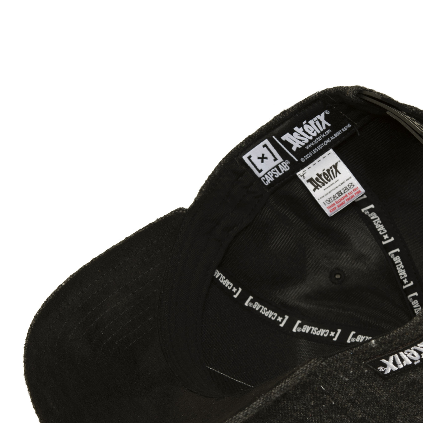 Casquette Baseball Asterix Et Obelix Astérix, Obélix, Idéfix Snapback Noire - Capslab