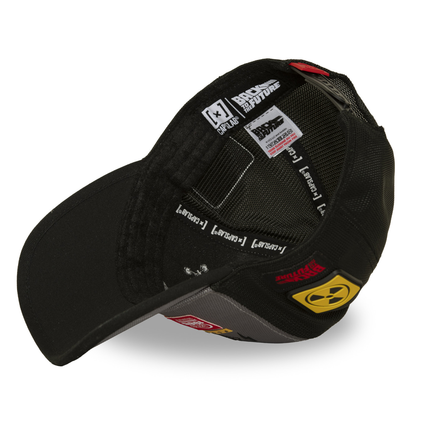 Casquette Trucker Retour Vers Le Futur Snapback Grise - Capslab