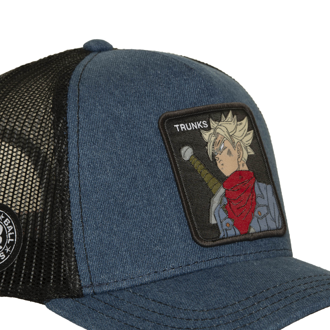 Casquette Trucker Dragon Ball Super Trunks Snapback Bleue - Capslab